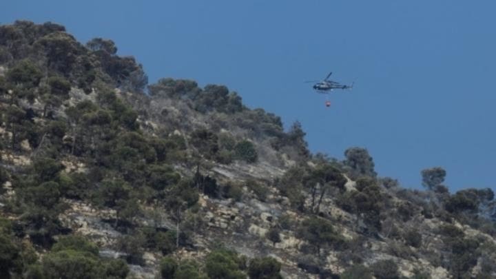 تجدد الحريق في محيط كنيسة التجلي في جبل طابور قرب الناصرة