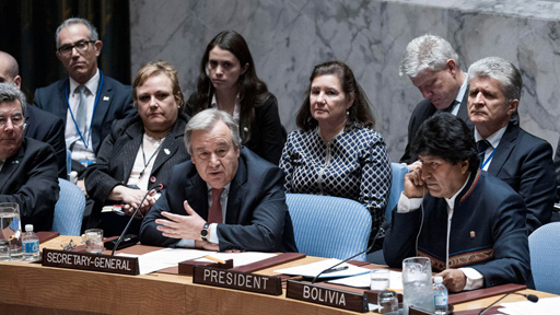 الأمين العام يحث على التعاون العالمي في الاستخدام المستدام للمياه