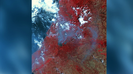 صور فضائية تظهر حقيقة الكارثة في البرتغال