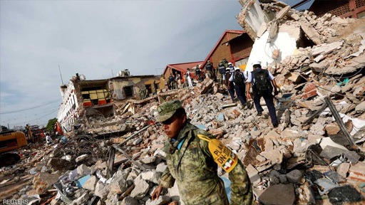 حصيلة كبيرة لأقوى زلزال يضرب المكسيك في قرن