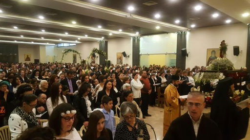 منصور أحيا رتبة دفن المسيح في رحبة