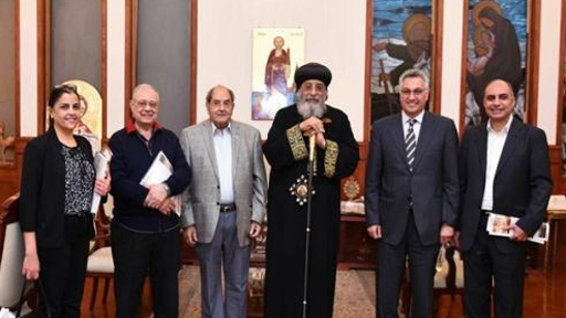 البابا تواضروس يلتقي أعضاء مؤسّسة القدّيس مرقس لدراسات التّاريخ القبطيّ