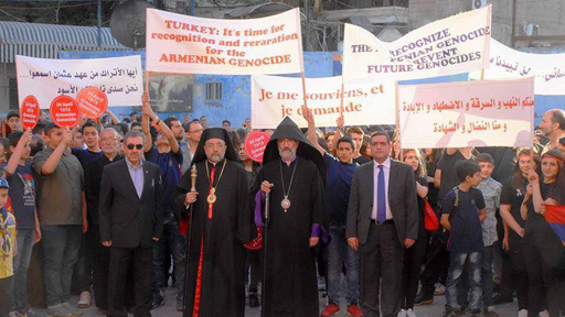 حلب تحيي ذكرى المجاز الأرمنيّة ومواقف تتّخذها مطرانيّات الأرمن الكاثوليك والأرثوذكس والإنجيليّون في حلب