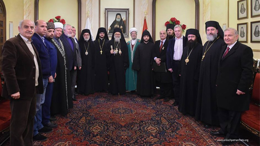 البطريرك يوحنّا العاشر يستقبل مجموعة العمل الدّينيّة الرّوسيّة