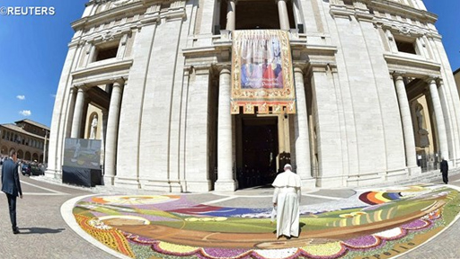 Pope Francis’ program for his visit to Assisi on September 20th