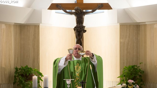 عظة البابا خلال احتفاله بالقداس الصباحي في كابلة القديسة مارتا