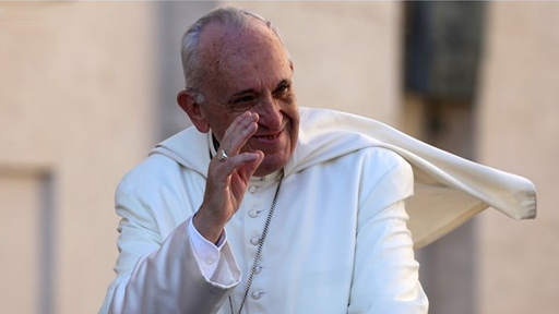 البابا فرنسيس يغرّد على موقع تويتر