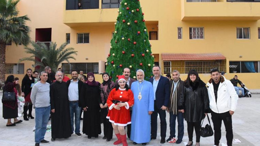 إضاءة شجرة الميلاد في العباسية
