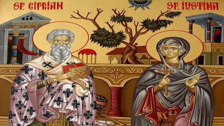 الشهيدان قبريانوس ويوستينا البتول