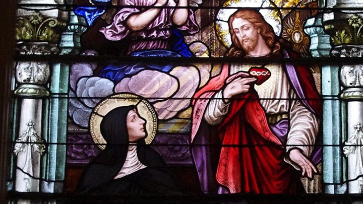 من هي القدّيسة الّتي كانت سببًا في نشر عبادة قلب يسوع الأقدس؟