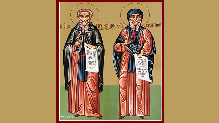 القدّيسان بروكوبيوس البانياسي المعترف وثلالاوس السوري