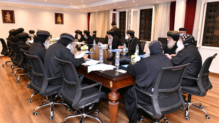 إجتماع لجان المجمع المقدّس في الكنيسة القبطيّة الأرثوذكسيّة للمرّة الأولى منذ كورونا