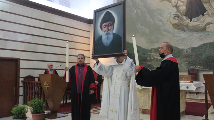 رعيّة مار شربل في الأردن تحتفل بعيد شفيعها