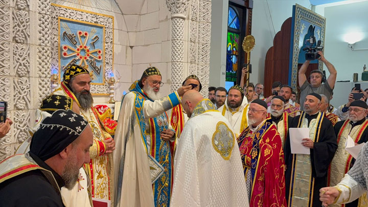 أفرام الثّاني رسم كاهنًا جديدًا في السّويد