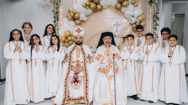 هذا ما أوصى به البطريرك إسحق أطفال المناولة الأولى!