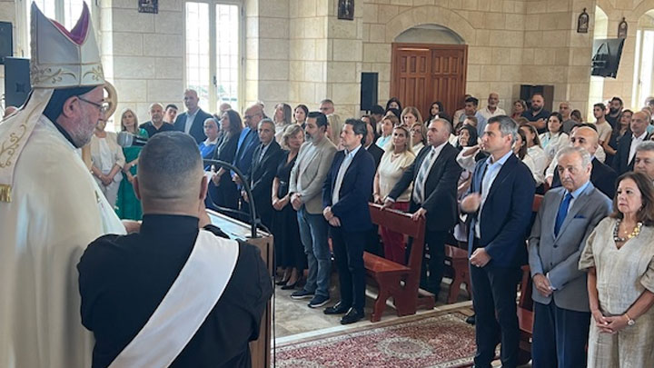 الأباتي التّوني احتفل بقدّاسه الأوّل في مار جرجس- عشاش