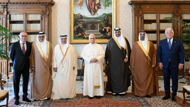 ولي عهد البحرين التقى البابا في الفاتيكان، والتّفاصيل؟