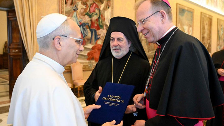 البابا استقبل المشاركين في توقيع الميثاق المسكونيّ المحدَّث، وهذا ما قاله لهم!