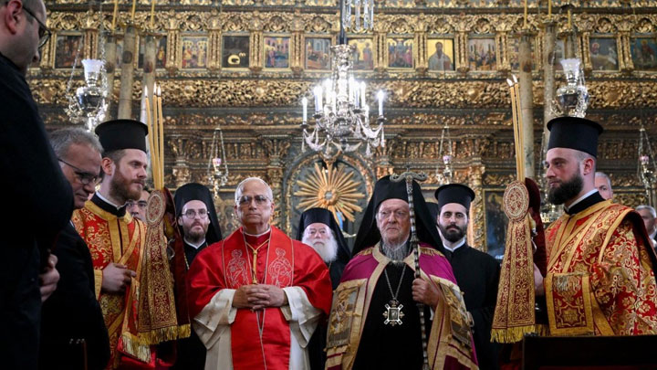 الكلمة الكاملة للبابا في صلاة المجدلة الكبرى اليوم في مار جاورجيوس- إسطنبول