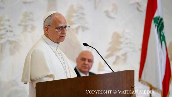 النّصّ الكامل لكلمة البابا في لقاء السّلطات وممثّلي المجتمع المدنيّ والسّلك الدبلوماسيّ في قصر بعبدا