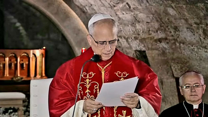 إليكم الكلمة الكاملة للبابا من ضريح مار شربل- عنّايا