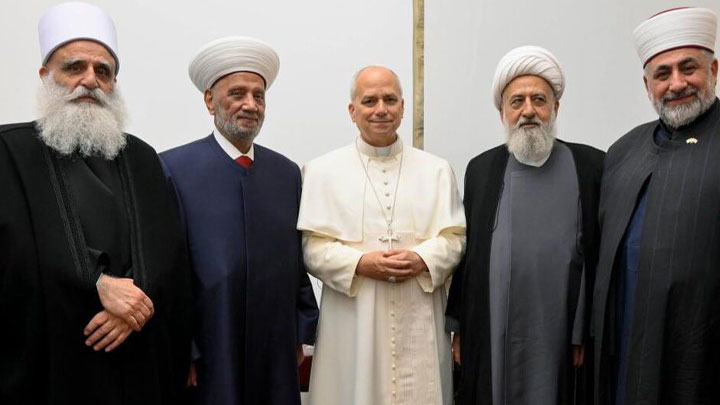 البابا يلتقي رؤساء الطّوائف الإسلاميّة والدّرزية في لبنان