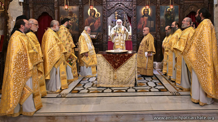 يوحنّا العاشر في عيد يوحنّا الدّمشقيّ في البلمند يعبّر عن اعتزازه بمعهد اللّاهوت