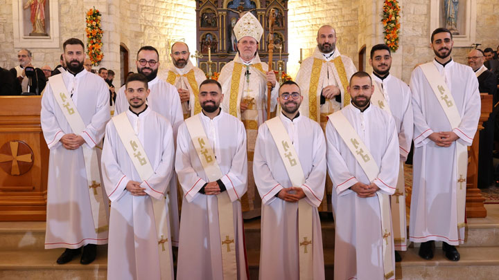 ثمانية شدايقة جدد على مذابح أبرشيّات لبنان المارونيّة