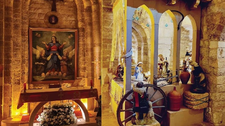 المطران عون يفتتح تساعيّة الميلاد في سيّدة عمشيت