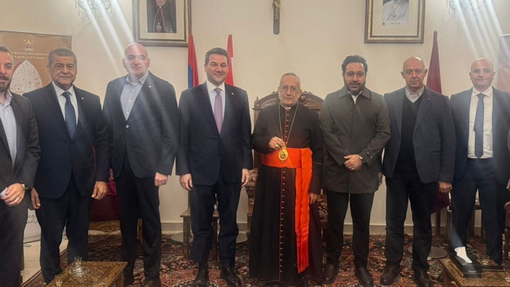 ميناسيان استقبل النّائب نديم الجميّل على رأس وفد كتائبيّ