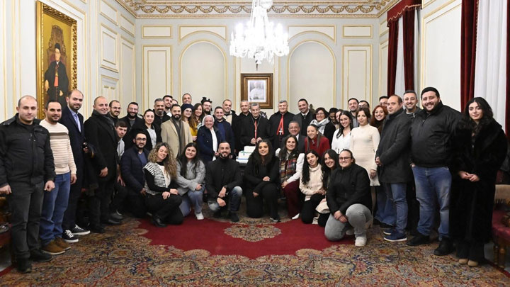 مكتب راعويّة الشّبيبة البطريركيّ احتفل بعيد تأسيسه مع البطريرك الرّاعي في بكركي