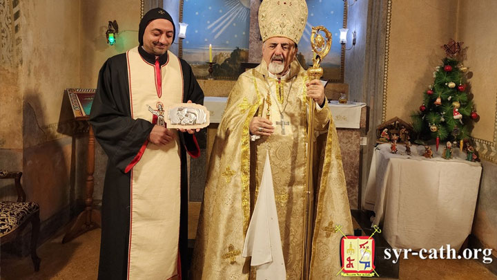 يونان ترأّس قدّاس عيد سيّدة الزّروع وكرّم المطران إسحق جول بطرس