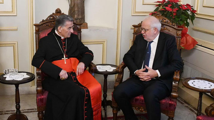 الرّاعي استقبل وزير العدل ضمن نشاط الإثنين في بكركي