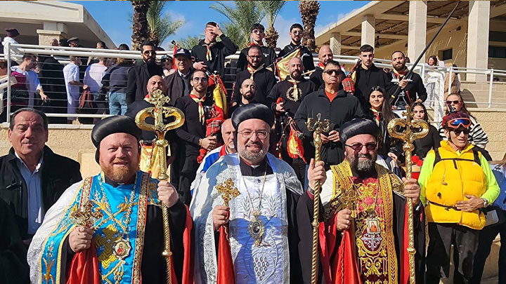 المطران يعقوب ترأّس صلاة الغطاس في موقع المعموديّة