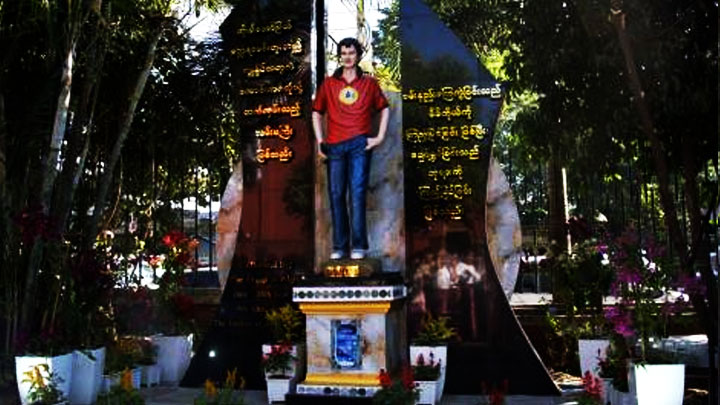 تمثال لكارلو أكوتيس في ميانمار تشجيعًا للشّباب