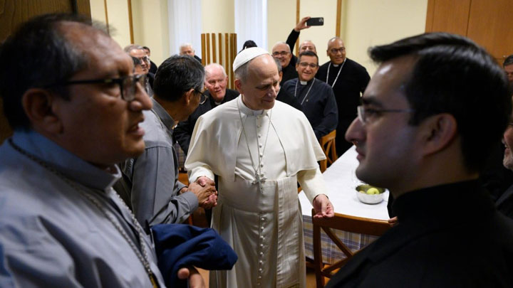 البابا فاجأ أساقفة بيرو الكاثوليك