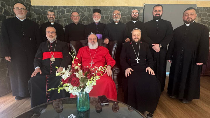 أفرام الثّاني اجتمع بالمطران ملكي وإكليروس كنيسة السّريان الأرثوذكس في ملبورن