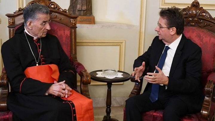 الرّاعي استقبل النّائب ابراهيم كنعان ضمن نشاط الثّلاثاء