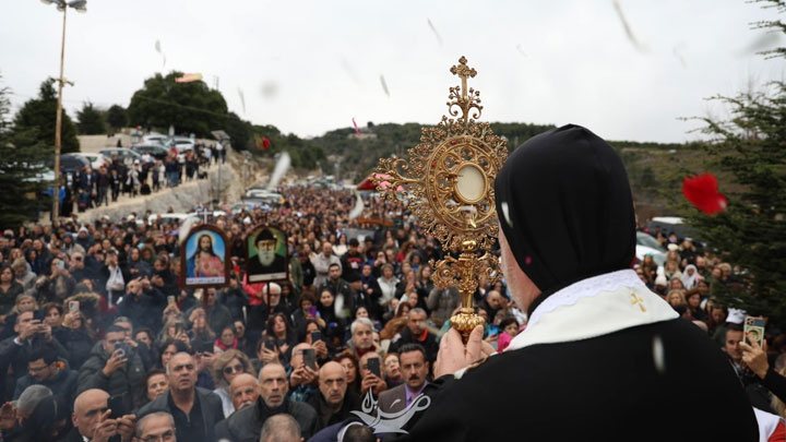 الأحد في عنّايا... تذكار الشّفاعة العجائبيّة لمار شربل
