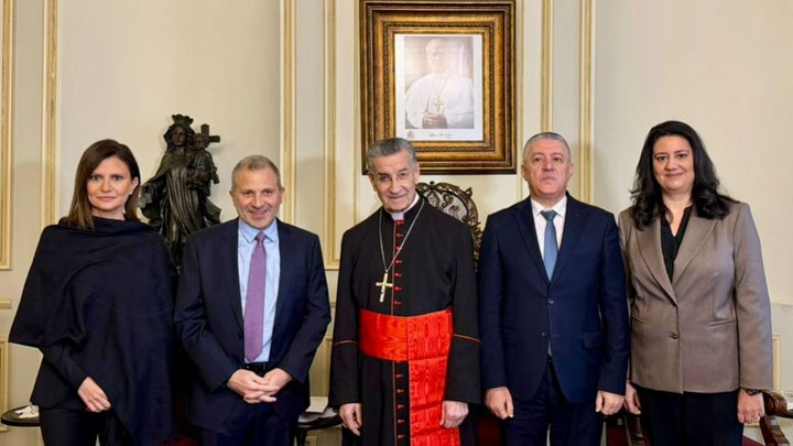 الرّاعي استقبل باسيل على رأس وفد ضمن نشاط اليوم