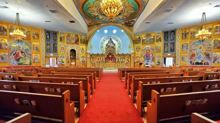 الأسبوع العظيم وعيد الفصح في كاتدرائيّة القدّيسة حنّة للرّوم الملكيّين الكاثوليك- لوس أنجلوس