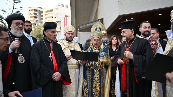 ميناسيان في ذكرى الإبادة الأرمنيّة: هلمّوا لنعمل سويّة تحت راية السّلام راية الأرز الخالد