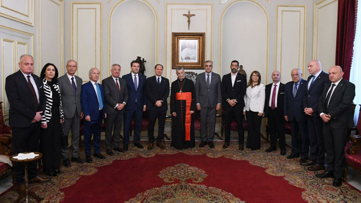 الزّيارات التّضامنيّة مع البطريرك الرّاعي تتواصل في بكركي