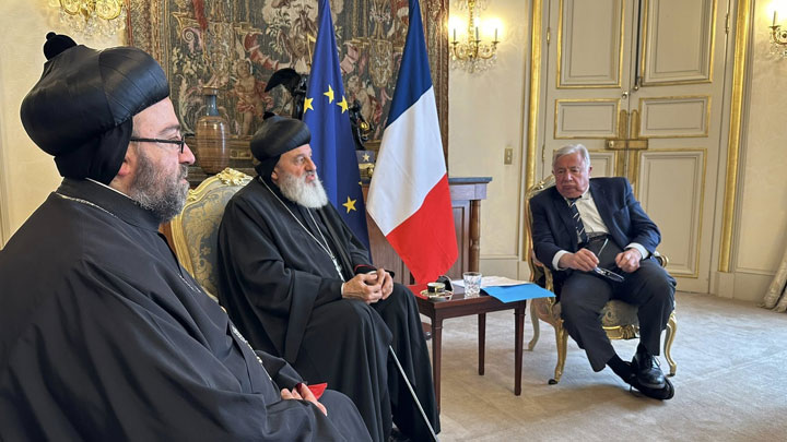 أفرام الثّاني حمل همّ مسيحيّي الشّرق الأوسط إلى مجلس الشّيوخ الفرنسيّ في باريس